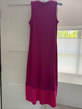 Time and Tru Sleeveless pink & Magenta long Dress. S (4-6)